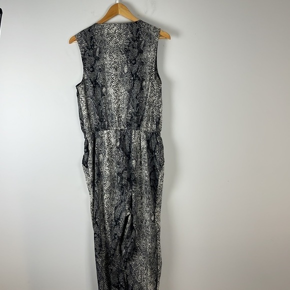 W118 by Walter Baker Miranda snakeskin print jumpsuit - Picture 7 of 8